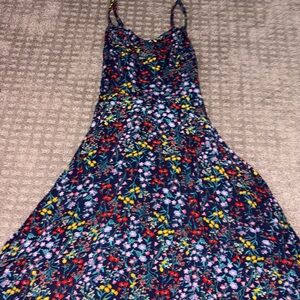 Floral Spaghetti Strap Dress